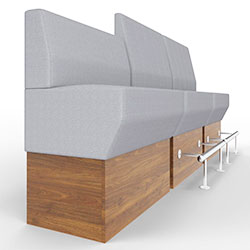 Hochbank / Barbank "PB-AM03-S42" mit Sockel