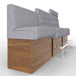 Hochbank / Barbank "PB-ME06-S49/S56" mit Sockel