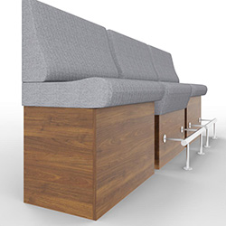 Hochbank / Barbank "PB-OS09-S49/S62" mit Sockel