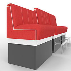 Tresenbank "PB-VE13-S42" mit Sockel