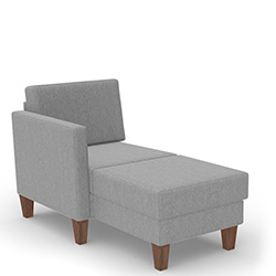 Loungemodul Longchair "LS-DA24-1T1-ATL" mit Armteil links