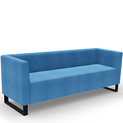 Loungesofa 3-Sitzer LS-CKK20-3P mit Kufen