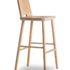 Barhocker "Simple" - aus Eschenholz – Eleganz für Hotel & Gastronomie 13 barhocker theke simple holzsitz 1 1