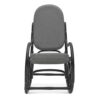 bugholz schauckelstuhl bss bj 9816 polstersitz schwarz