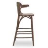 BBH-BST-165 6 bugholzbarhocker bbh bst 165 holzsitz nussbaum hell seitlich