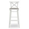 bugholzbarhocker bbh bst 8810 2 polstersitz weiss gewaschen