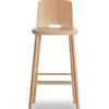 Barhocker "Simple" - aus Eschenholz – Eleganz für Hotel & Gastronomie 12 hocker theke bar simple holzsitz 1 1