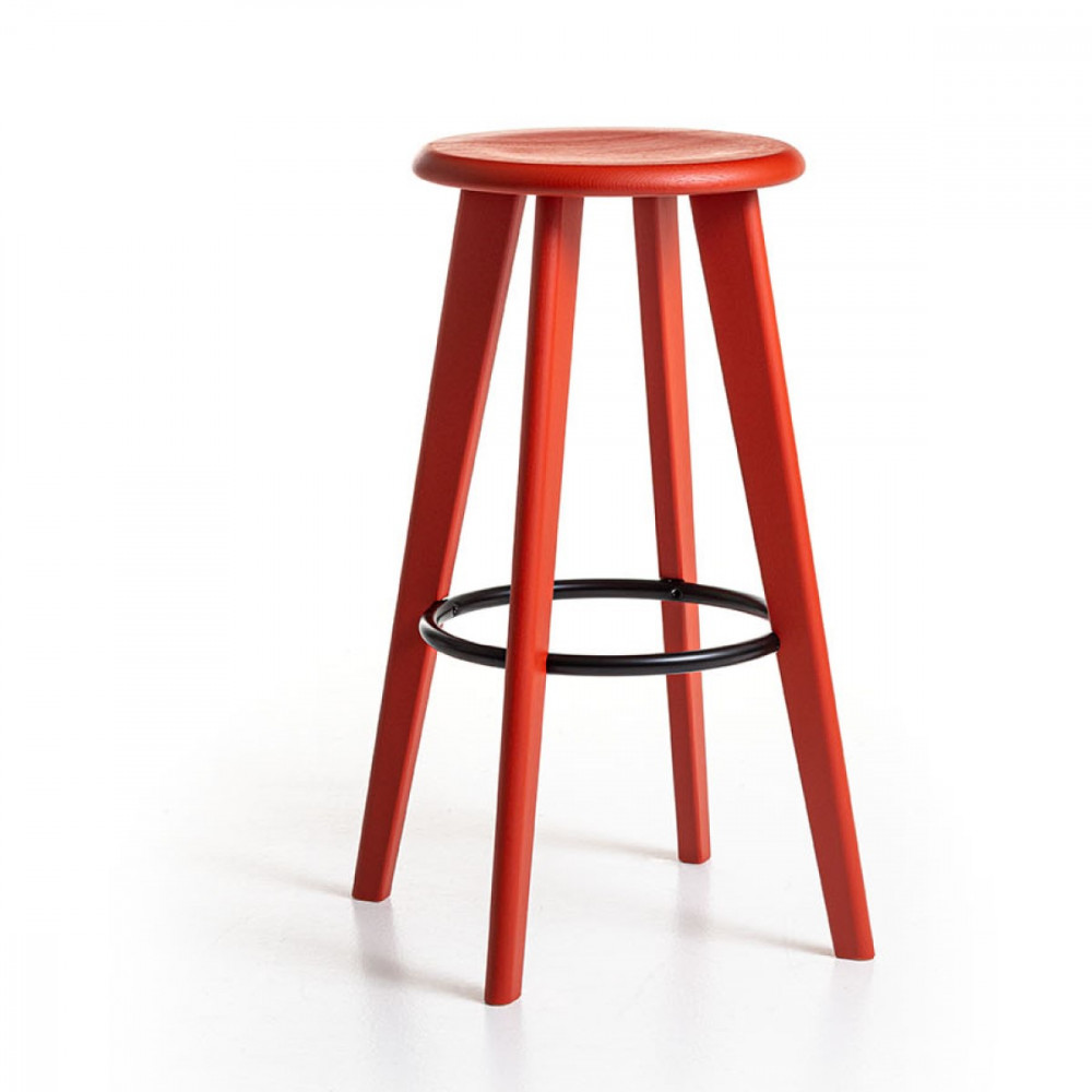 Robuster Holzhocker "Sally" mit 76 cm Höhe für Hotel und Gastronomie 5 Robuster Holzhocker "Sally" mit 76 cm Höhe für Hotel und Gastronomie – Bild 6