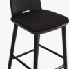 Barhocker "Simple" - aus Eschenholz – Eleganz für Hotel & Gastronomie 19 holzbarhocker simple nero mit sitzpolster 1