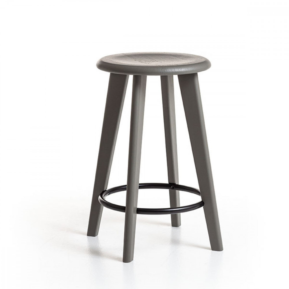 Robuster Holzhocker "Sally" mit 61 cm Höhe für Hotel und Gastronomie 2 Robuster Holzhocker "Sally" mit 61 cm Höhe für Hotel und Gastronomie – Bild 3