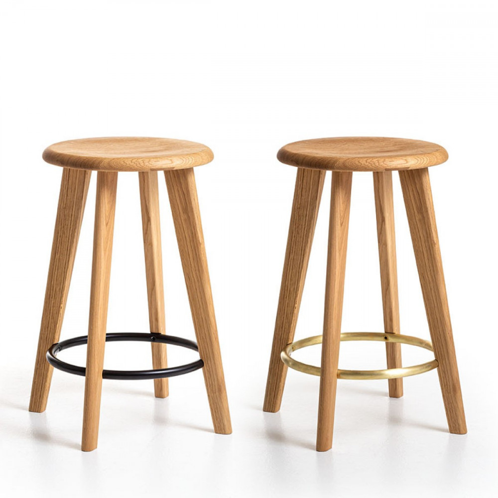 Robuster Holzhocker "Sally" mit 61 cm Höhe für Hotel und Gastronomie 1 Robuster Holzhocker "Sally" mit 61 cm Höhe für Hotel und Gastronomie – Bild 2