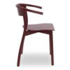 holzstuhl fala b 1906 burgundy seitlich