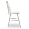 holzstuhl hs a 5910 holzsitz weiss lackiert seitlich