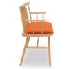 HZS-S-1102/1 4 holzstuhl im windsor design 2 sitzer hzs s 1102 1 seitlich