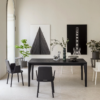 holzstuhl landhausstuhl simple mit armlehne in black white interior