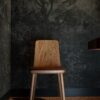holzstuhl landhausstuhl simple mit polstersitz