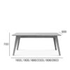 HT-ST1403 9 holztisch arcos st1403 abmessungen 1