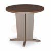 holztisch kwt 11 rund nussbaum dunkel