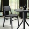 holztisch trevo mit holzstuhl spark schwarz