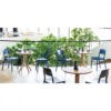 holztisch trevo rund cafe massivholz holzstuhl spark