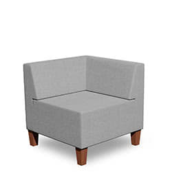 Loungemodul Ecke "LS-CK20-1E" mit Stollenfüssen