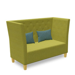 Loungesofa 2-Sitzer LS-CMHE-K-2P