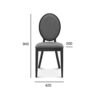medaillonstuhl diana a 0253 abmessungen