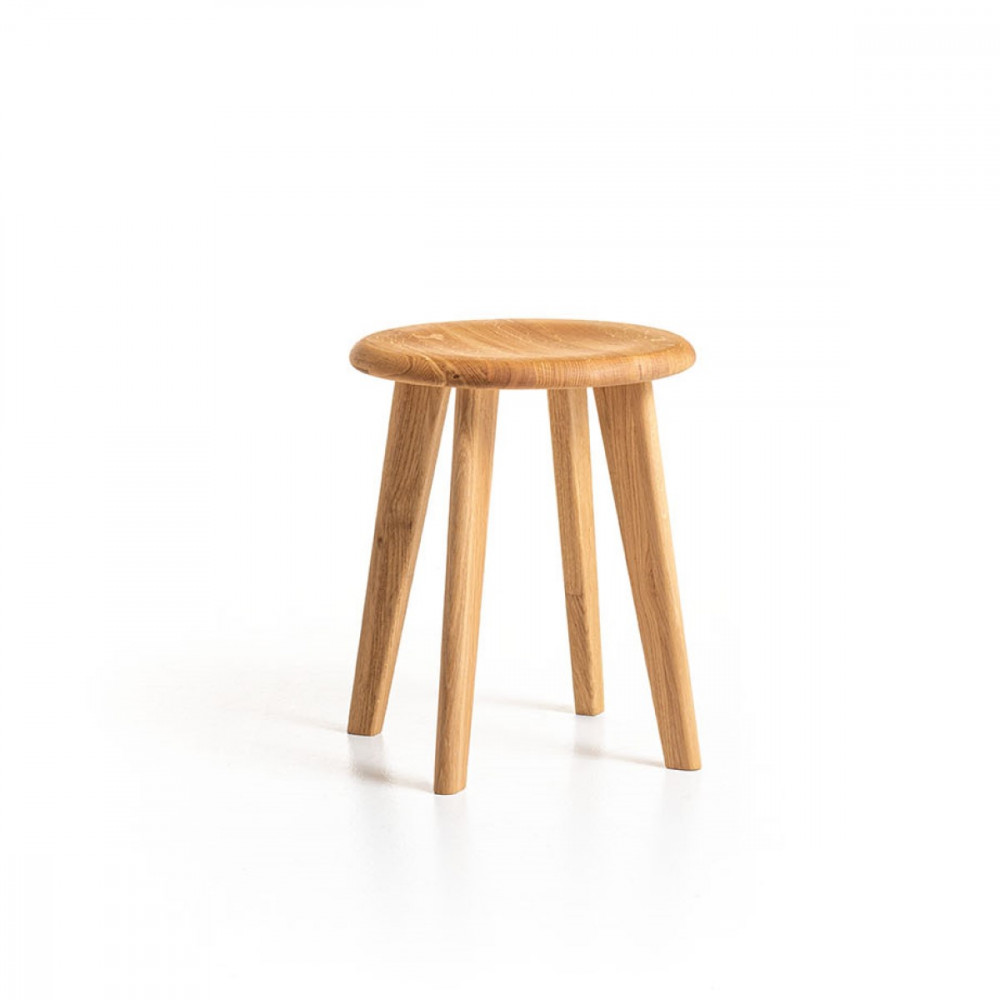 Robuster Holzhocker "Sally" mit 45 cm Höhe für Hotel und Gastronomie 1 Robuster Holzhocker "Sally" mit 45 cm Höhe für Hotel und Gastronomie – Bild 2