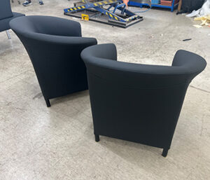 Sessel neu - Rückansicht