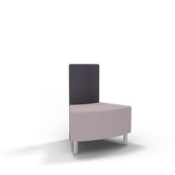 Sitzlandschaft SL-SN32 - 45 Grad Modul mit 100cm Höhe für Objekt-, Gastro- & Hotel