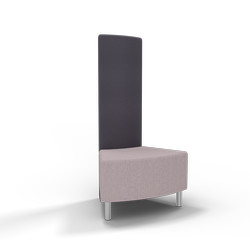 Sitzlandschaft SL-SN32 - 45 Grad Modul mit 150cm Höhe für Objekt-, Gastro- & Hotel
